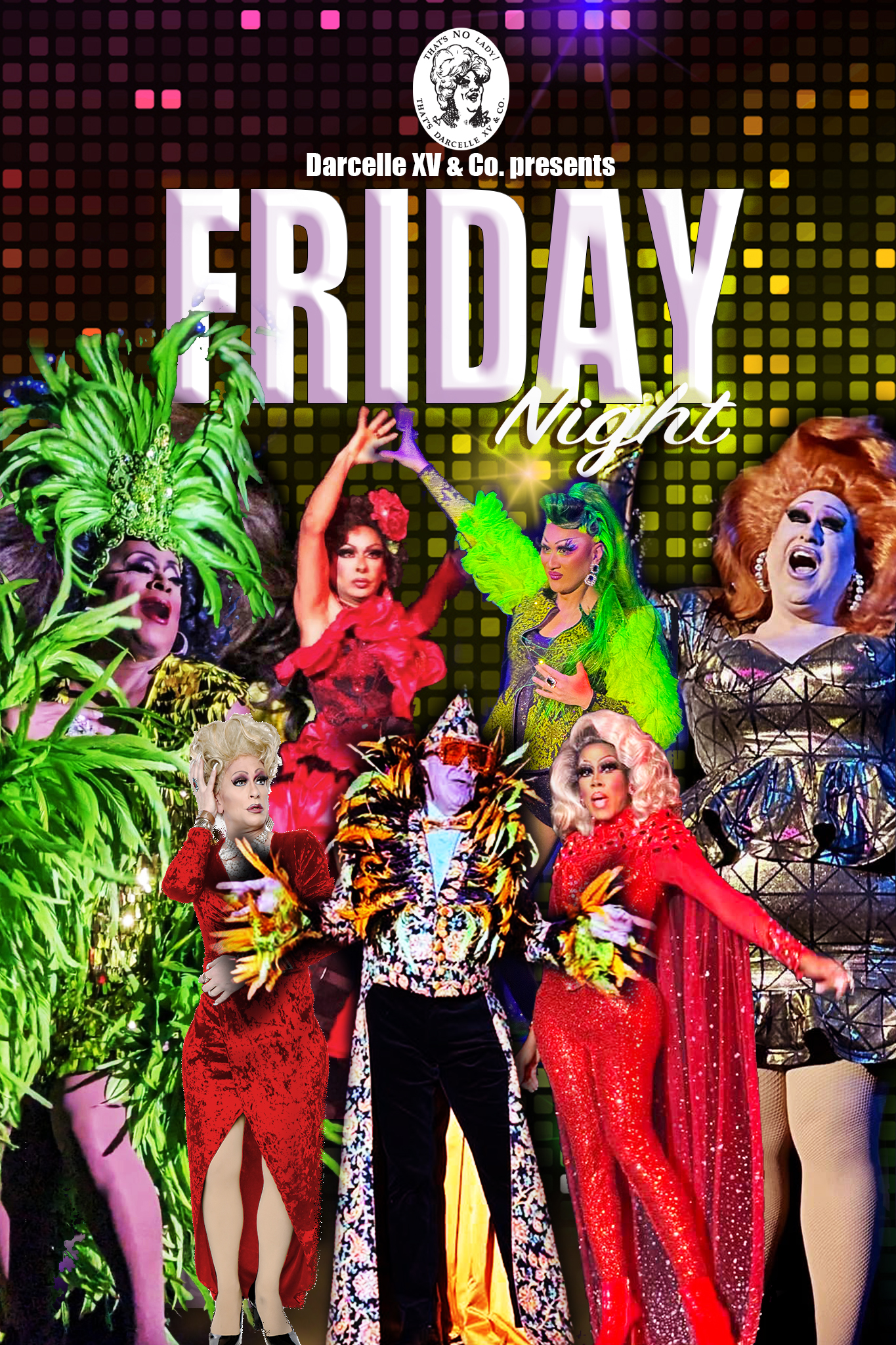 Star studded show on Friday nights at Darcelle XV Showplace with a cast of world class drag performers.