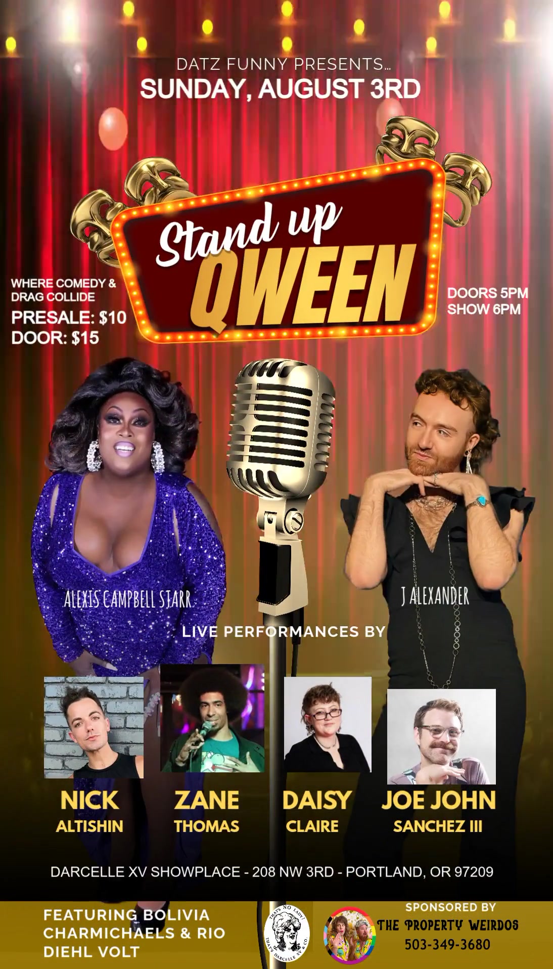 StandUpQween Stand Up Qween Comedy show